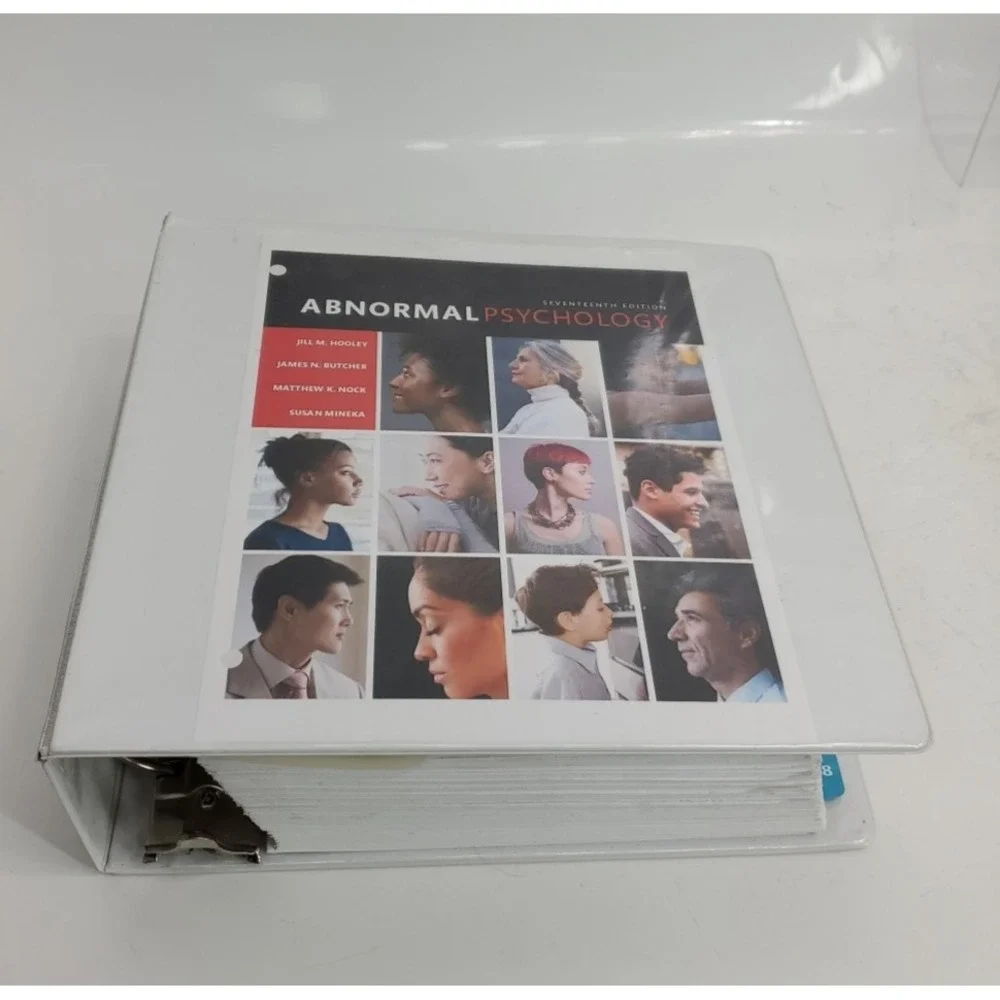 Abnormal Psychology Seventeenth Edition Printed Papers in Notebook  2017 Hooley
